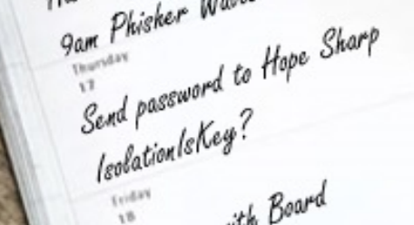 Notes image zoomed to reveal username and password.