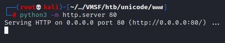 Setting up the Python web server to host jwks.json.